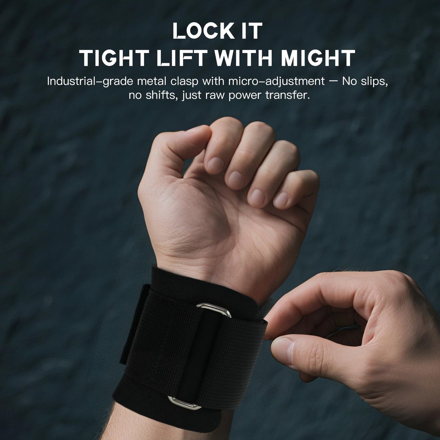 Wrist Straps for Weightlifting, RitFit Lifting Wraps for Wrist Support in Gym, Bodybuilding, MMA, Powerlifting, and Strength Training, Men and Women