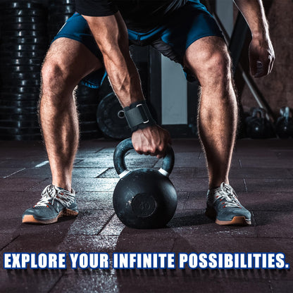 Wrist Straps for Weightlifting, RitFit Lifting Wraps for Wrist Support in Gym, Bodybuilding, MMA, Powerlifting, and Strength Training, Men and Women