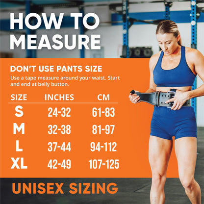 Leather Weight Lifting Belt 5mm Thick for Men and Women, Adjustable Back Support Belt for Squats, Deadlifts, and Gym Workouts