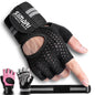 Breathable Workout Gloves for Men and Women, Padded Weight Lifting Gloves with Wrist Support, Full Palm Protection and Grip for Gym Training